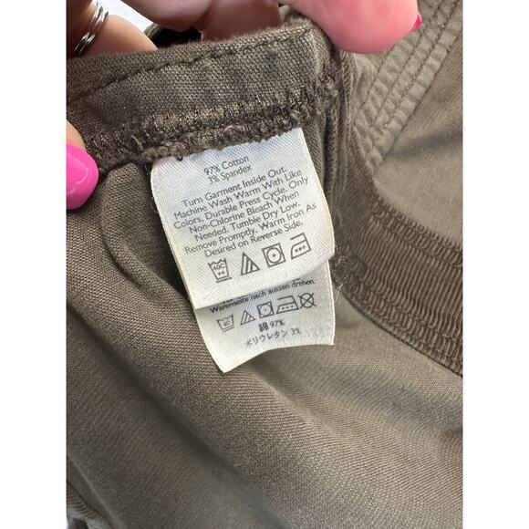 Eddie Bauer Woman Size L Brown Corduroy Jacket Button Up Pockets Blazer - Picture 7 of 11